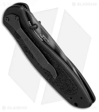 Kershaw Blur Tanto Assisted Opening Knife Black (3.375" Tiger Stripe) 1670TTS 3 Kershaw Blur Tanto Assisted Opening Knife Black (3.375" Tiger Stripe) 1670TTS - Image 3
