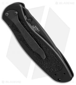 Kershaw Blur Assisted Opening Tactical (3.375" Black) 1670BLK -Kershaw Shop kershaw blur black black 1670BLK BHQ 0140 er side