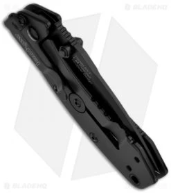 Kershaw Cryo Assisted Opening Knife (2.75" Black Serr) 1555BLKST -Kershaw Shop kershaw cryo 1555blk side