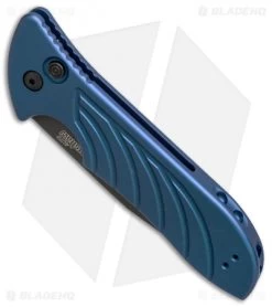 Kershaw Emerson Launch 5 Automatic Knife Blue Aluminum (3.4" Black) 7600BLUBLK 5 Kershaw Emerson Launch 5 Automatic Knife Blue Aluminum (3.4" Black) 7600BLUBLK -Kershaw Shop kershaw emerson launch 5 blue ker7600blublk BHQ 37457 er spine