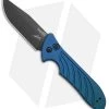 Kershaw Emerson Launch 5 Automatic Knife Blue Aluminum (3.4" Black) 7600BLUBLK