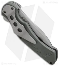 Kershaw Junkyard Dog II Liner Lock Knife Gray G-10 (3.75" Bead Blast) 1725 -Kershaw Shop kershaw junkyard dog II ser 1725st side cm