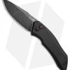 Kershaw Launch 1 Automatic Knife Black Aluminum (3.4" BlackWash) 7100BW