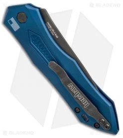 Kershaw Launch 6 Automatic Knife Blue Aluminum (3.75" Black) 7800BLUBLK -Kershaw Shop kershaw launch 6 blue 7800BLUBLK BHQ 37862 er side