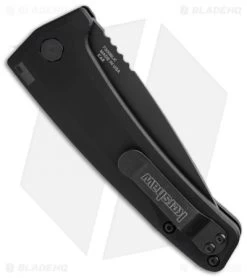 Kershaw Launch 3 Automatic Knife Black Aluminum (3.4" Black) 7300BLK -Kershaw Shop kershaw launch auto 3 7300blk side cm