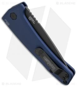 Kershaw Launch 3 Automatic Knife Blue Aluminum (3.4" Black) -Kershaw Shop kershaw launch auto 3 black dlc blue side cm