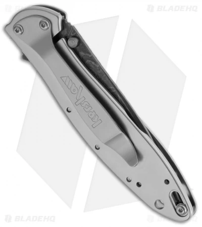 Kershaw Leek Assisted Opening Knife (3" Damascus) 1660DAM 2 Kershaw Leek Assisted Opening Knife (3" Damascus) 1660DAM - Image 2