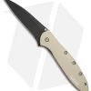 Kershaw Leek Assisted Opening Knife Desert Sand (3" Black) 1660DSBLK