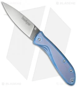 Kershaw Sapphire Liner Lock Knife Blue Titanium (3" Satin) 1450