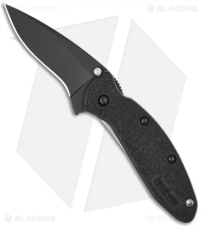 Kershaw Scallion Assisted Opening Knife Black GFN (2.25" Black) 1620BLK 1 Kershaw Scallion Assisted Opening Knife Black GFN (2.25" Black) 1620BLK