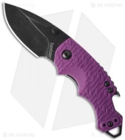 Kershaw Shop 5 Kershaw Shuffle Liner Lock Knife Purple (2.375" BlackWash) 8700PURBW